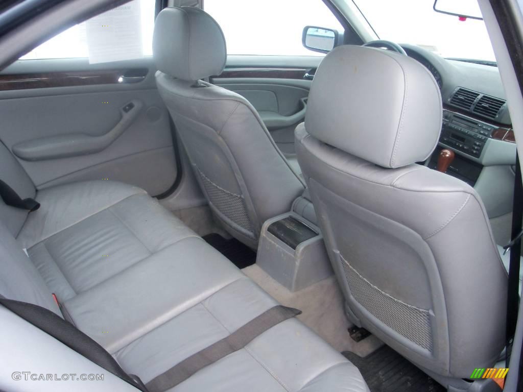 2001 3 Series 325xi Sedan - Steel Blue Metallic / Grey photo #19