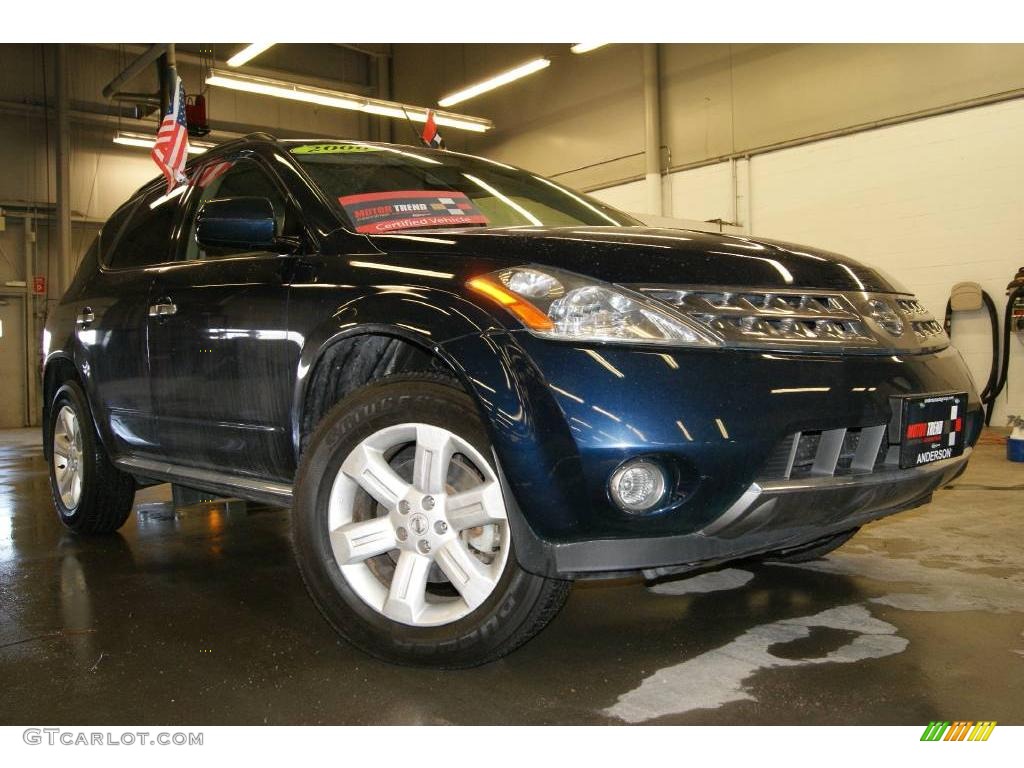2006 Murano S AWD - Midnight Blue Pearl / Charcoal photo #1
