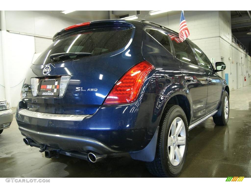 2006 Murano S AWD - Midnight Blue Pearl / Charcoal photo #7