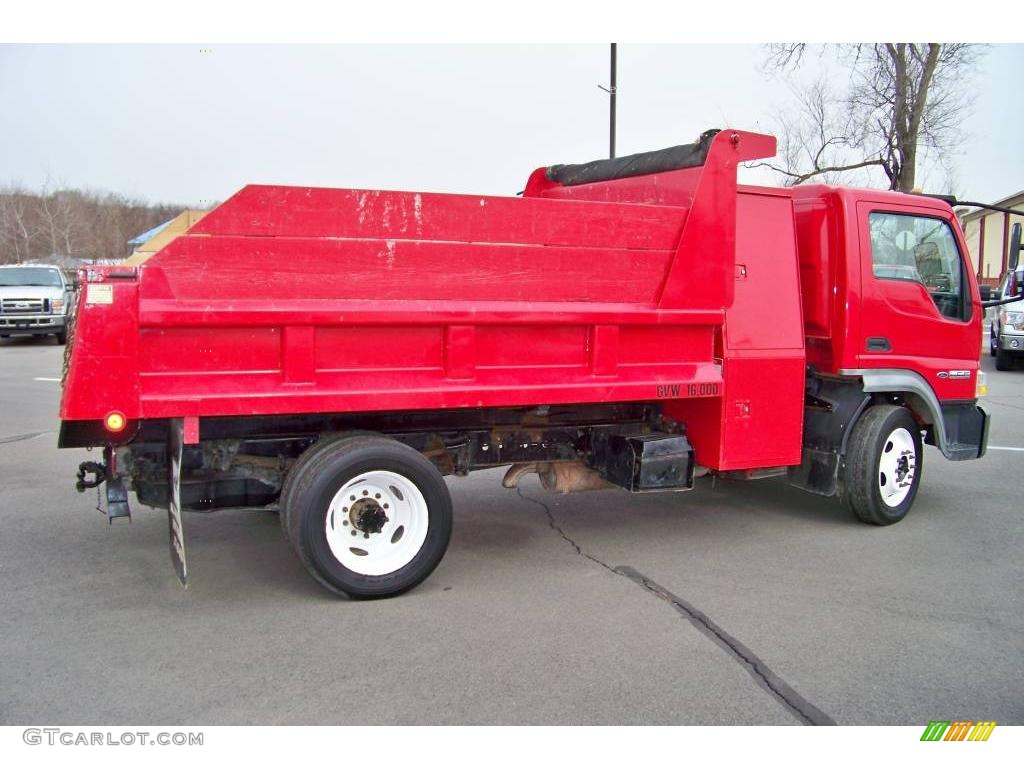 2007 LCF Truck L45 Commercial Dump Truck - Red / Medium Graphite photo #5