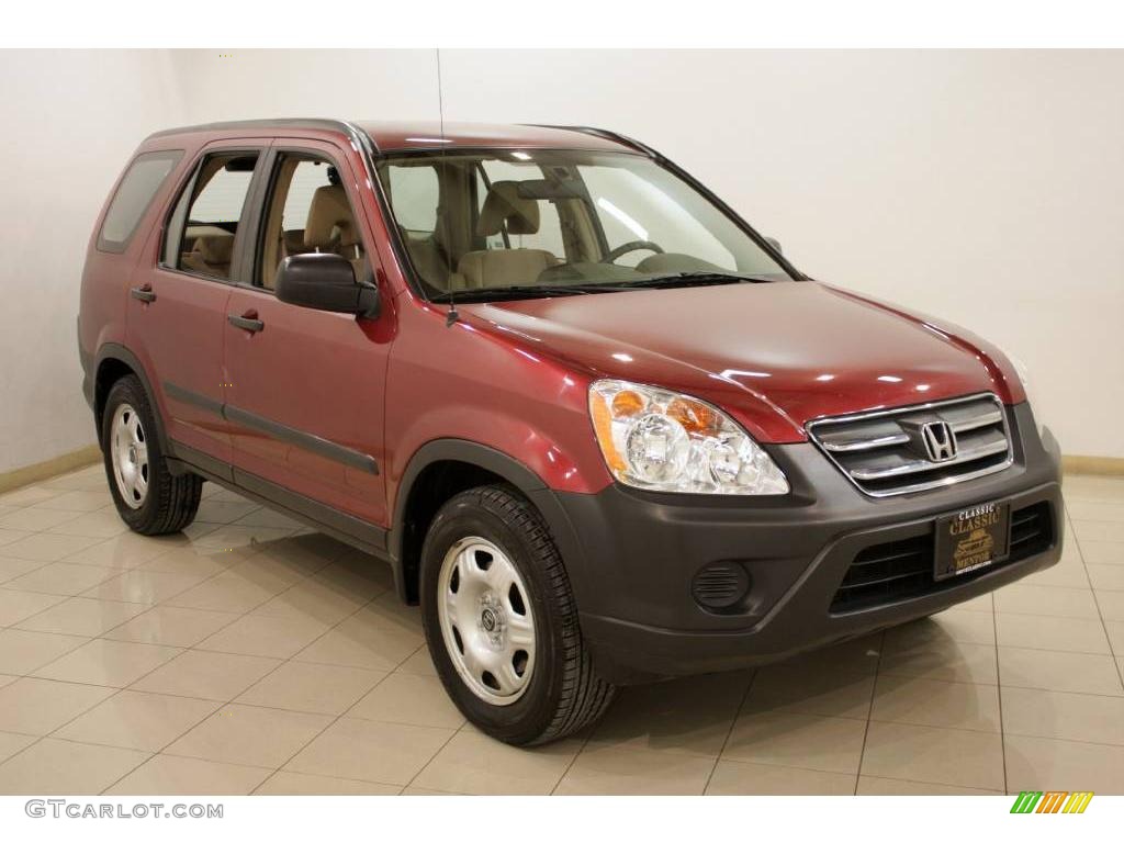 2006 CR-V LX - Redondo Red Pearl / Ivory photo #1
