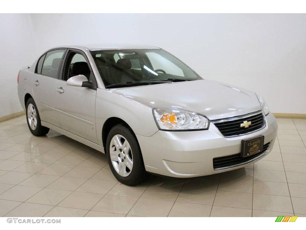 2006 Malibu LT V6 Sedan - Silverstone Metallic / Ebony Black photo #1