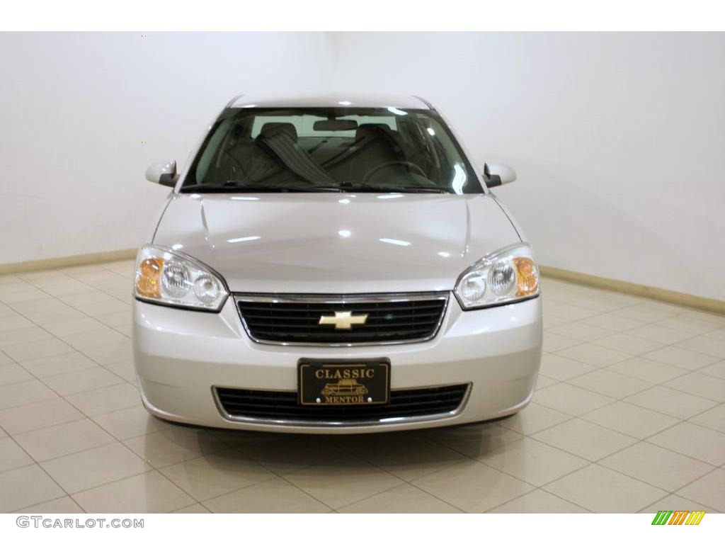 2006 Malibu LT V6 Sedan - Silverstone Metallic / Ebony Black photo #2