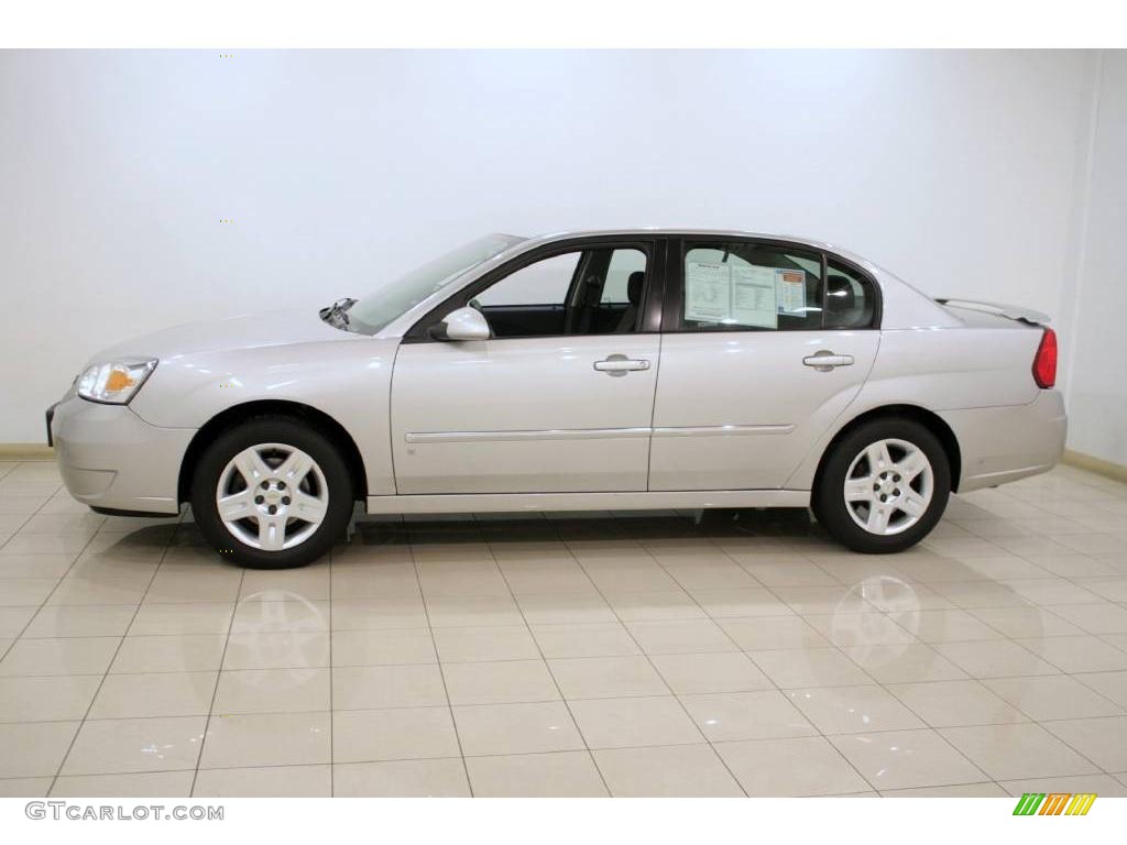 2006 Malibu LT V6 Sedan - Silverstone Metallic / Ebony Black photo #4