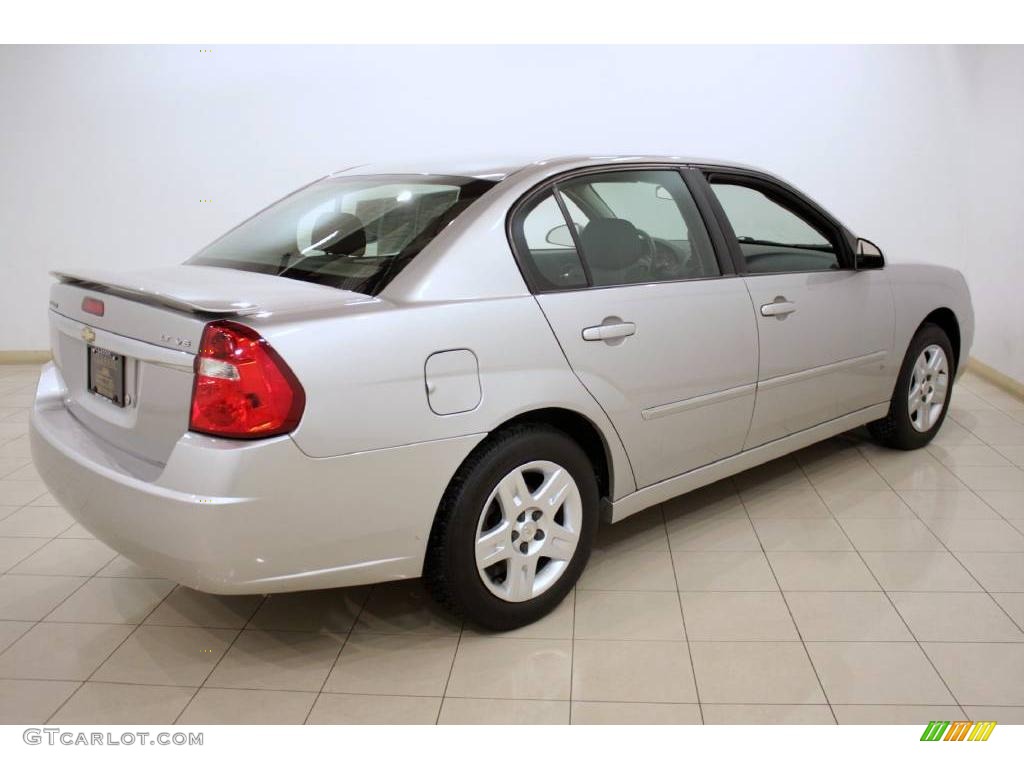 2006 Malibu LT V6 Sedan - Silverstone Metallic / Ebony Black photo #6