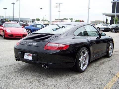 2007 911 Carrera 4S Coupe - Black / Black photo #20