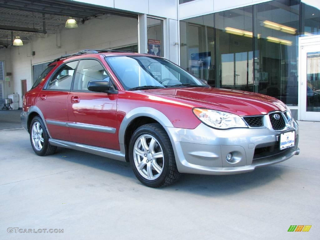 Garnet Red Pearl Subaru Impreza