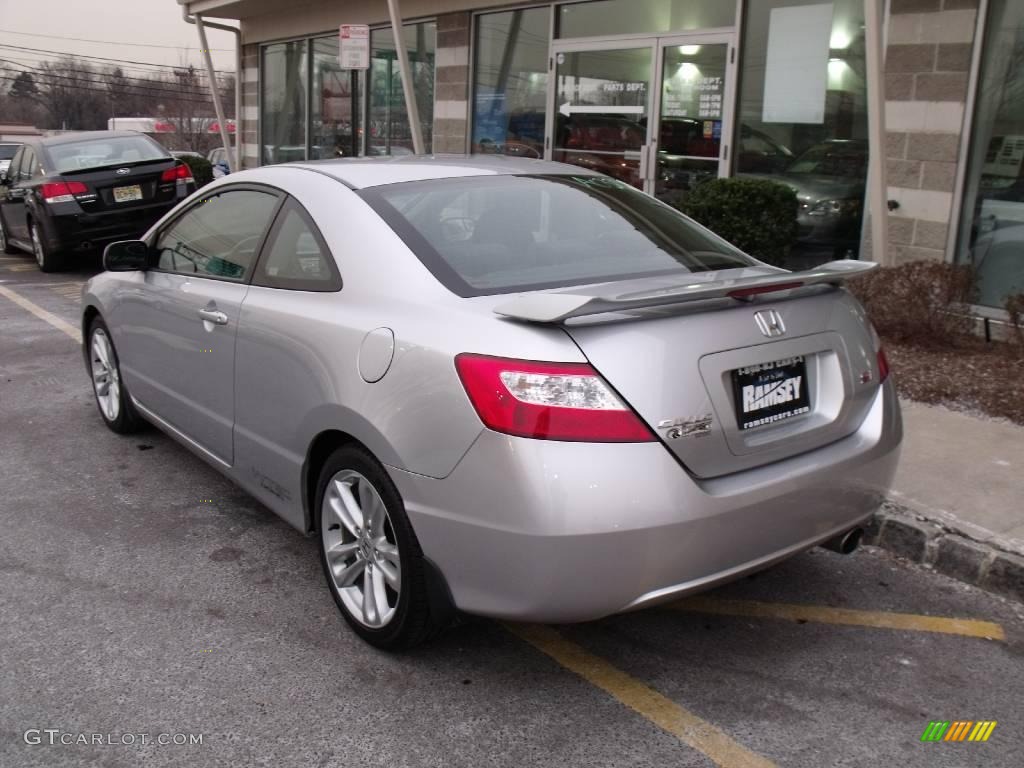 2006 Civic Si Coupe - Alabaster Silver Metallic / Black photo #3