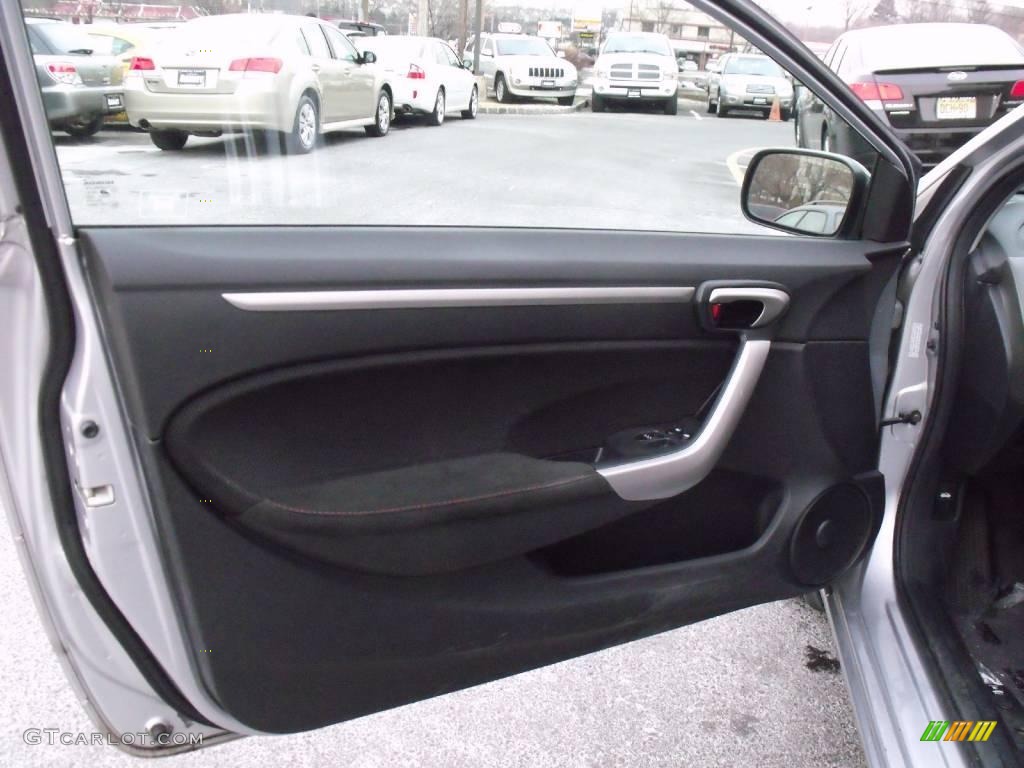 2006 Civic Si Coupe - Alabaster Silver Metallic / Black photo #14