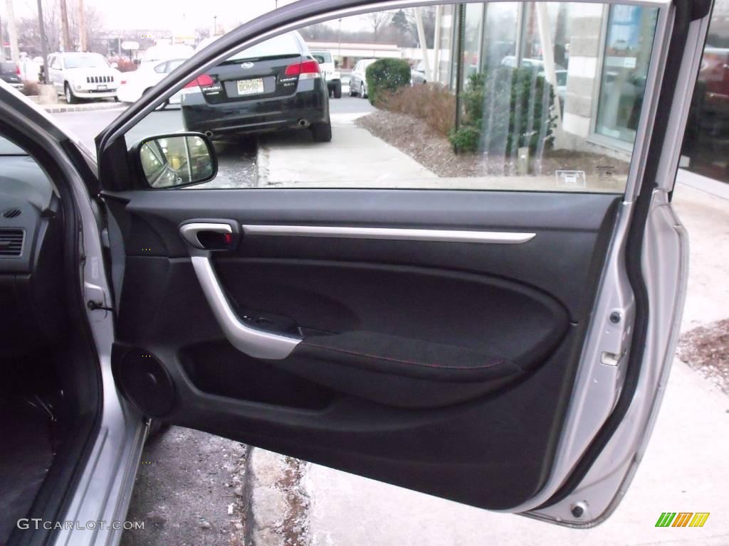 2006 Civic Si Coupe - Alabaster Silver Metallic / Black photo #15