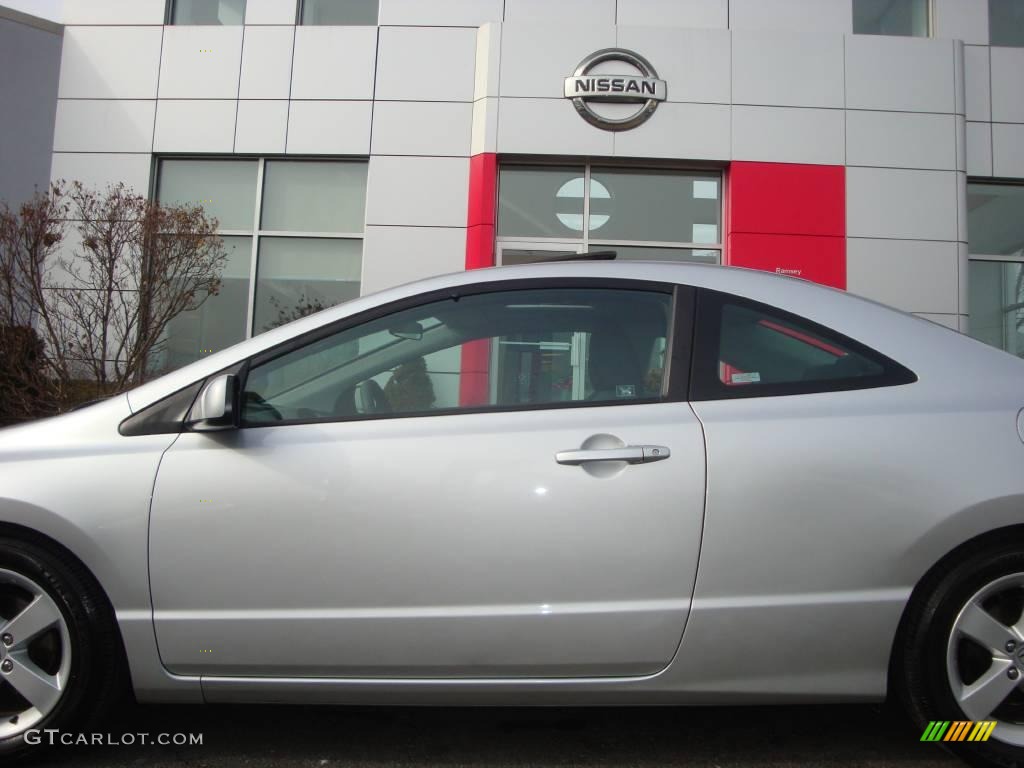 2006 Civic EX Coupe - Galaxy Gray Metallic / Gray photo #17