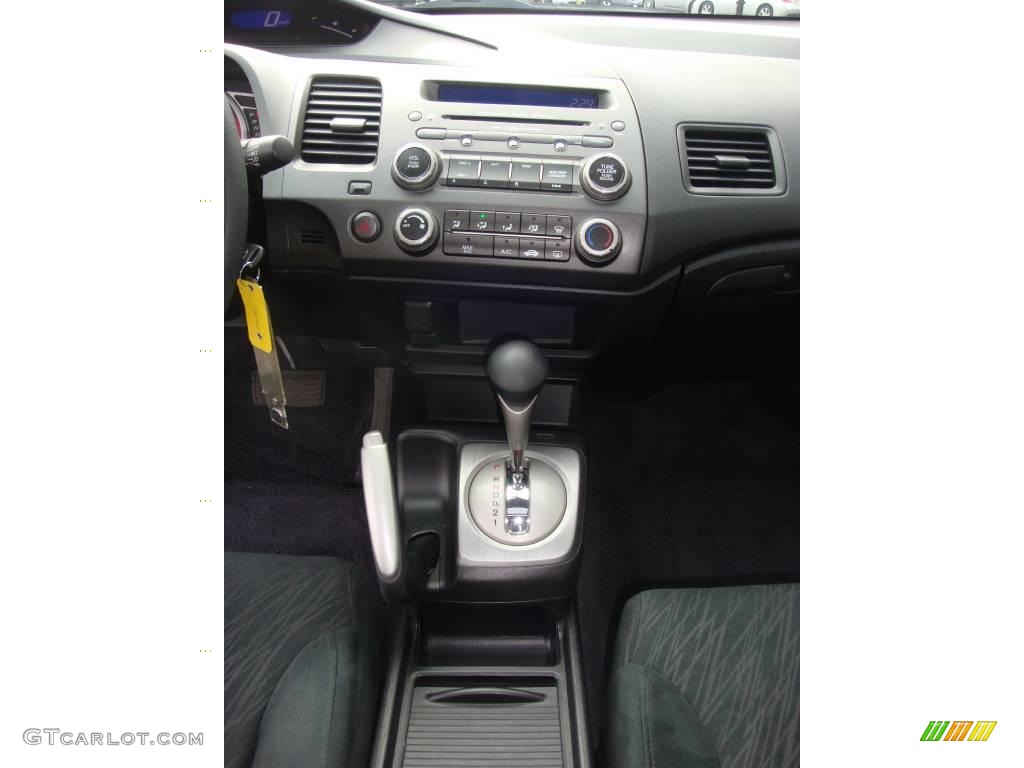 2006 Civic EX Coupe - Galaxy Gray Metallic / Gray photo #37