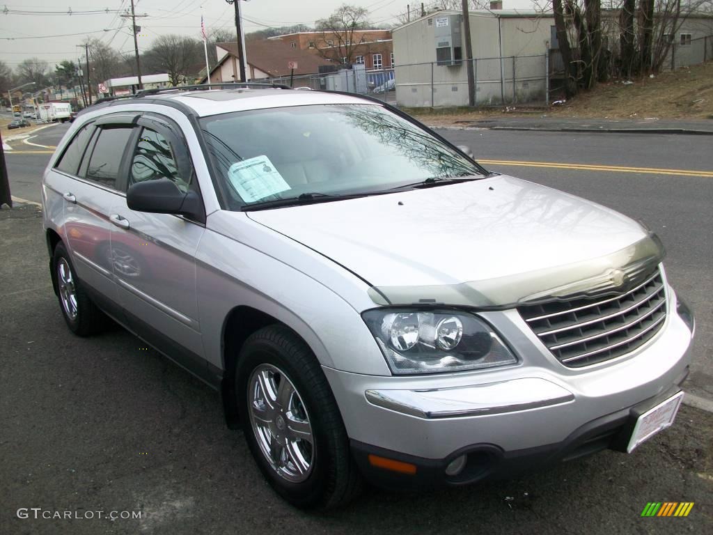 2004 Pacifica AWD - Bright Silver Metallic / Deep Jade/Light Taupe photo #2