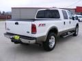 2007 Oxford White Clearcoat Ford F250 Super Duty Lariat Crew Cab 4x4  photo #3