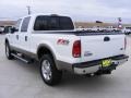 2007 Oxford White Clearcoat Ford F250 Super Duty Lariat Crew Cab 4x4  photo #5