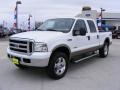 2007 Oxford White Clearcoat Ford F250 Super Duty Lariat Crew Cab 4x4  photo #7