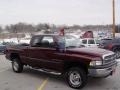 2001 Dark Garnet Red Pearl Dodge Ram 1500 SLT Club Cab 4x4  photo #3