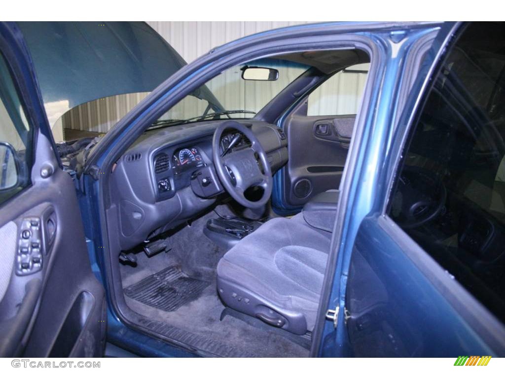 2000 Durango SLT - Aquamarine Metallic / Mist Gray photo #10