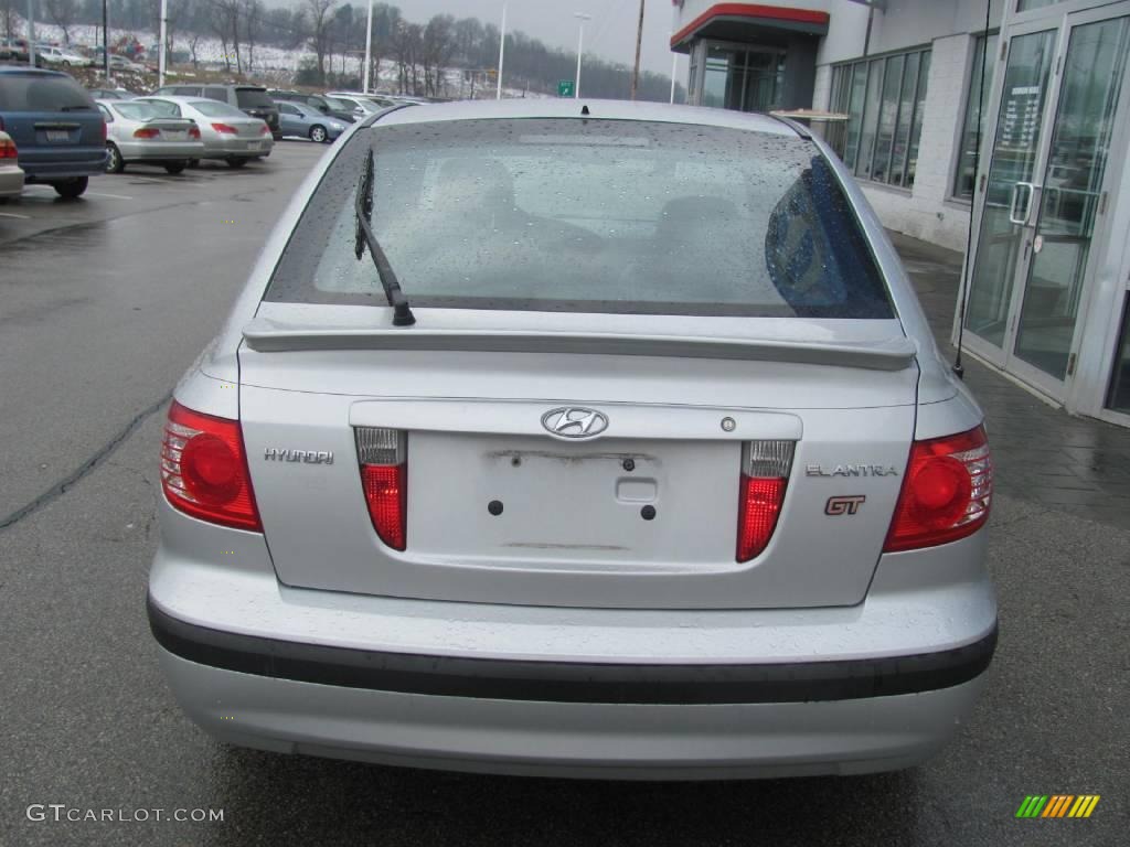 2004 Elantra GT Hatchback - Sterling Silver / Dark Gray photo #7