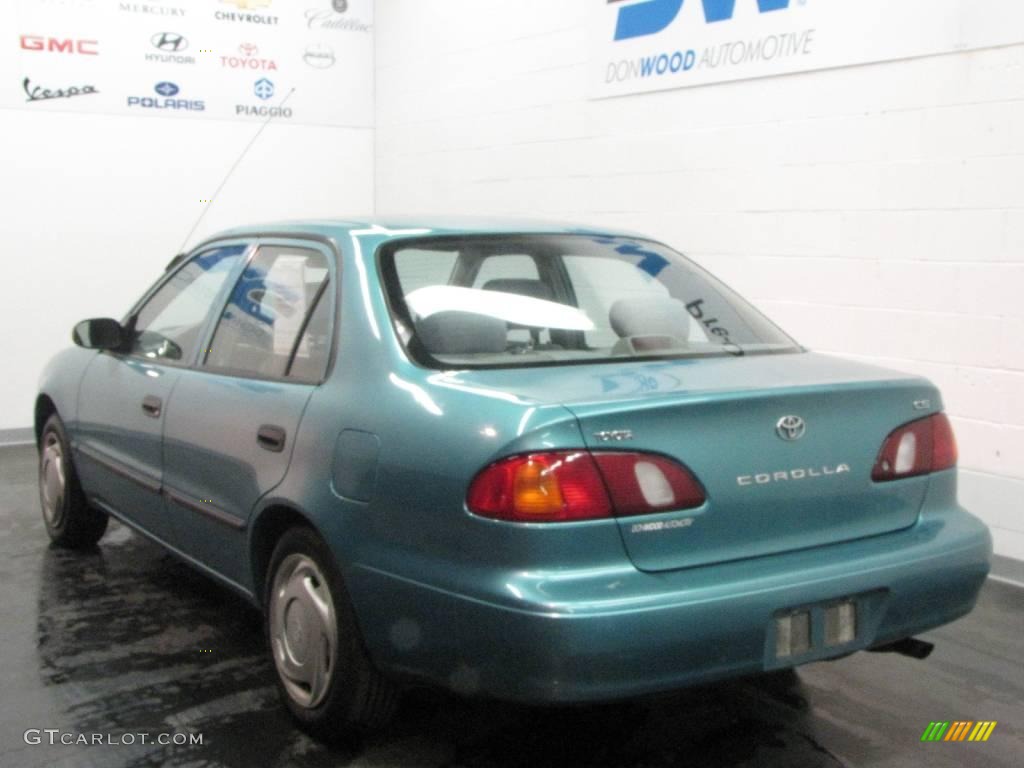 1999 Corolla CE - Mystic Teal Mica / Light Charcoal photo #3