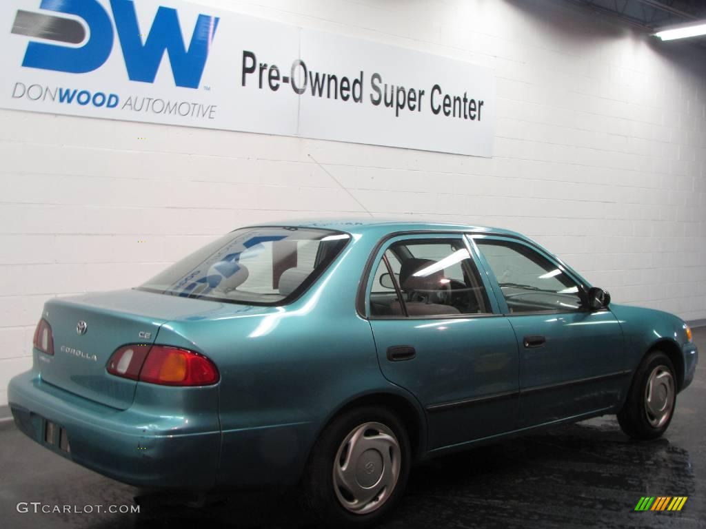 1999 Corolla CE - Mystic Teal Mica / Light Charcoal photo #4