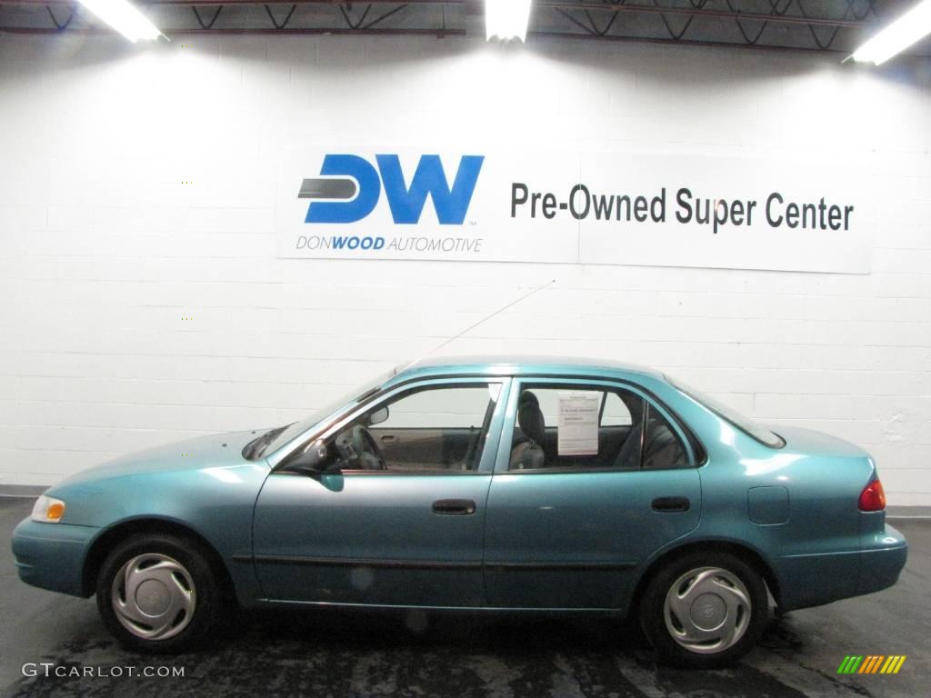 1999 Corolla CE - Mystic Teal Mica / Light Charcoal photo #5
