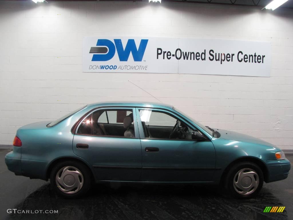 1999 Corolla CE - Mystic Teal Mica / Light Charcoal photo #6
