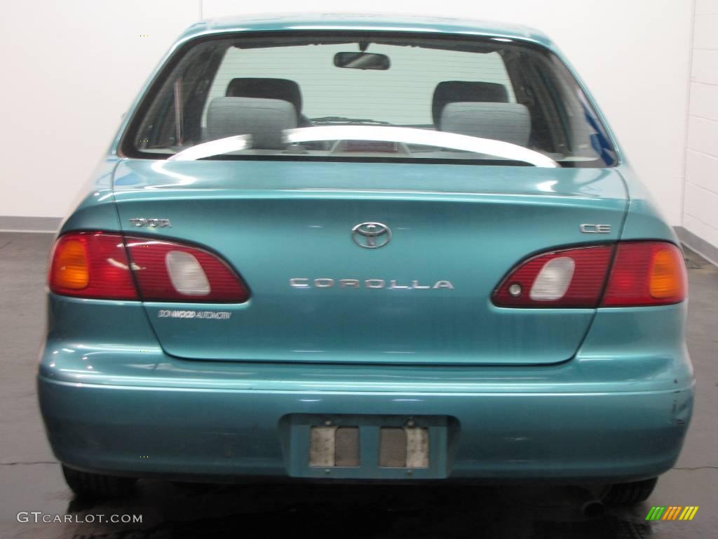 1999 Corolla CE - Mystic Teal Mica / Light Charcoal photo #7