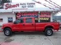 2006 Red Clearcoat Ford F350 Super Duty XLT Crew Cab 4x4  photo #1