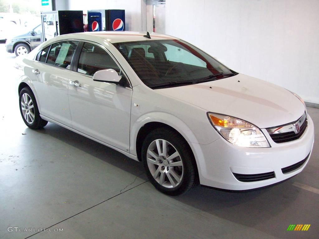 2009 Aura XR - Polar White / Morocco Brown photo #1