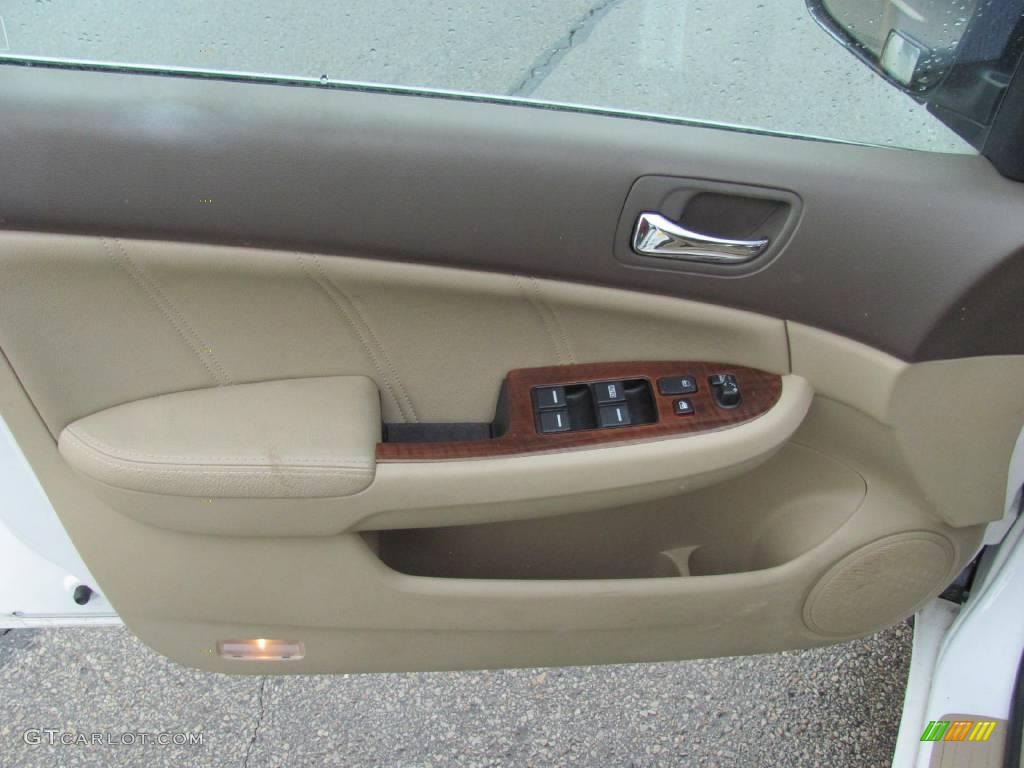 2007 Accord EX-L Sedan - Taffeta White / Ivory photo #11