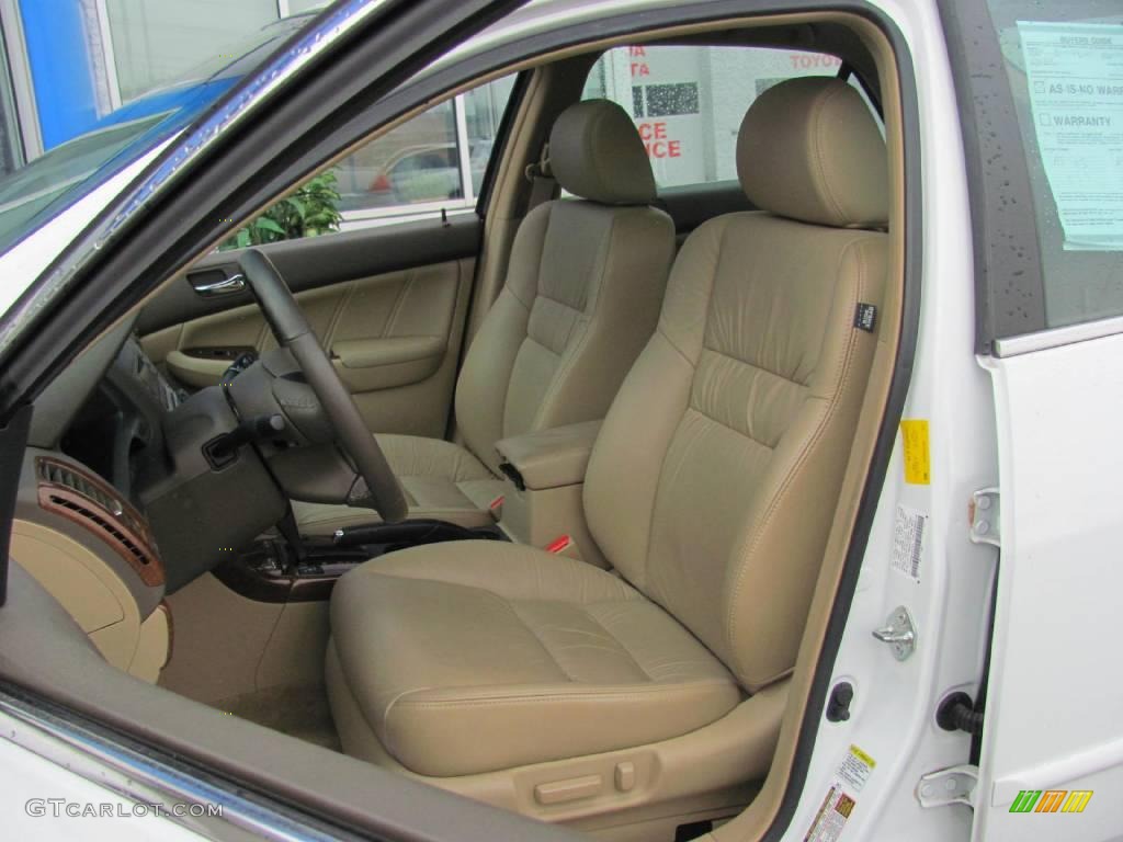 2007 Accord EX-L Sedan - Taffeta White / Ivory photo #13