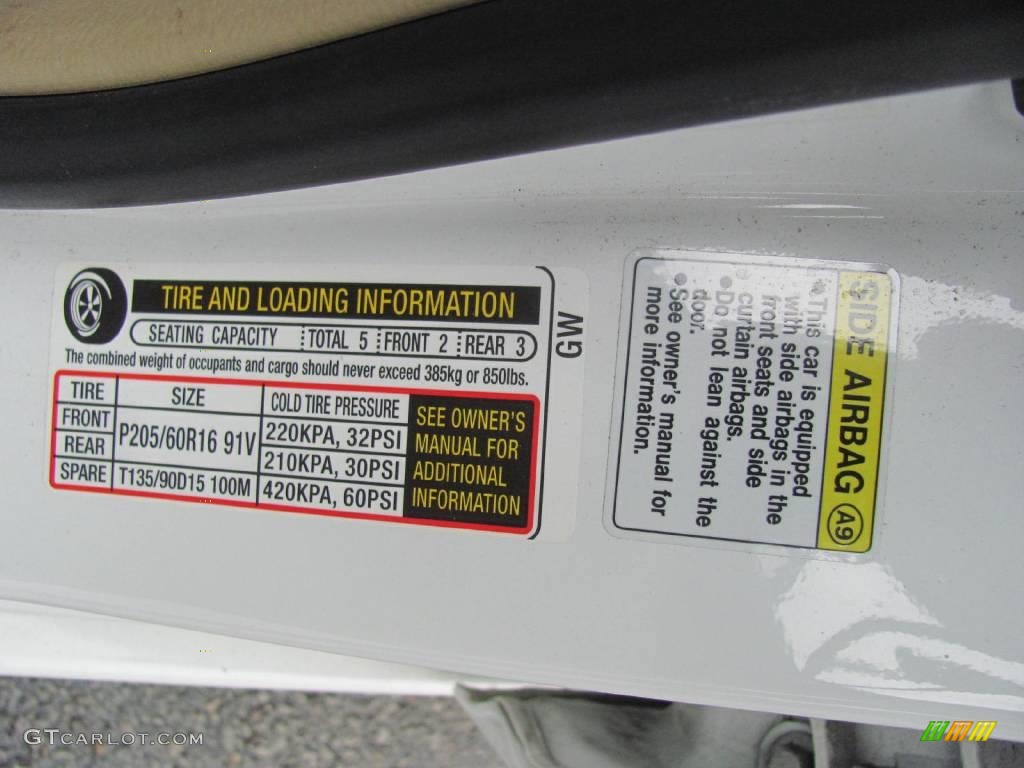 2007 Accord EX-L Sedan - Taffeta White / Ivory photo #18