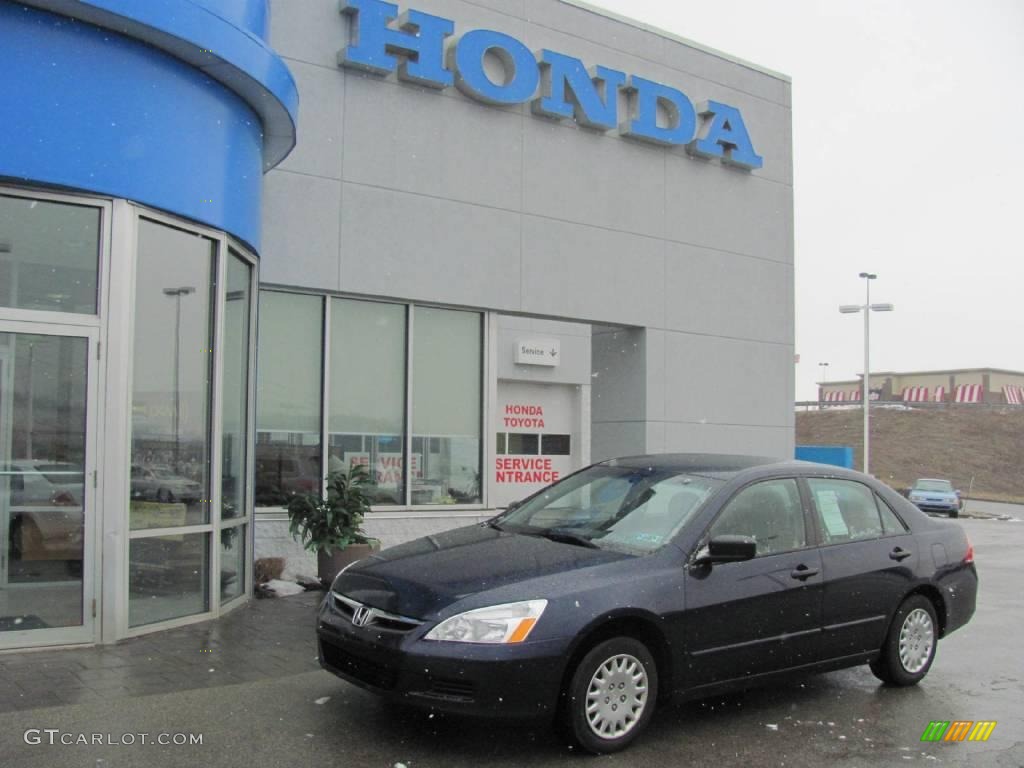 2007 Accord Value Package Sedan - Royal Blue Pearl / Gray photo #1