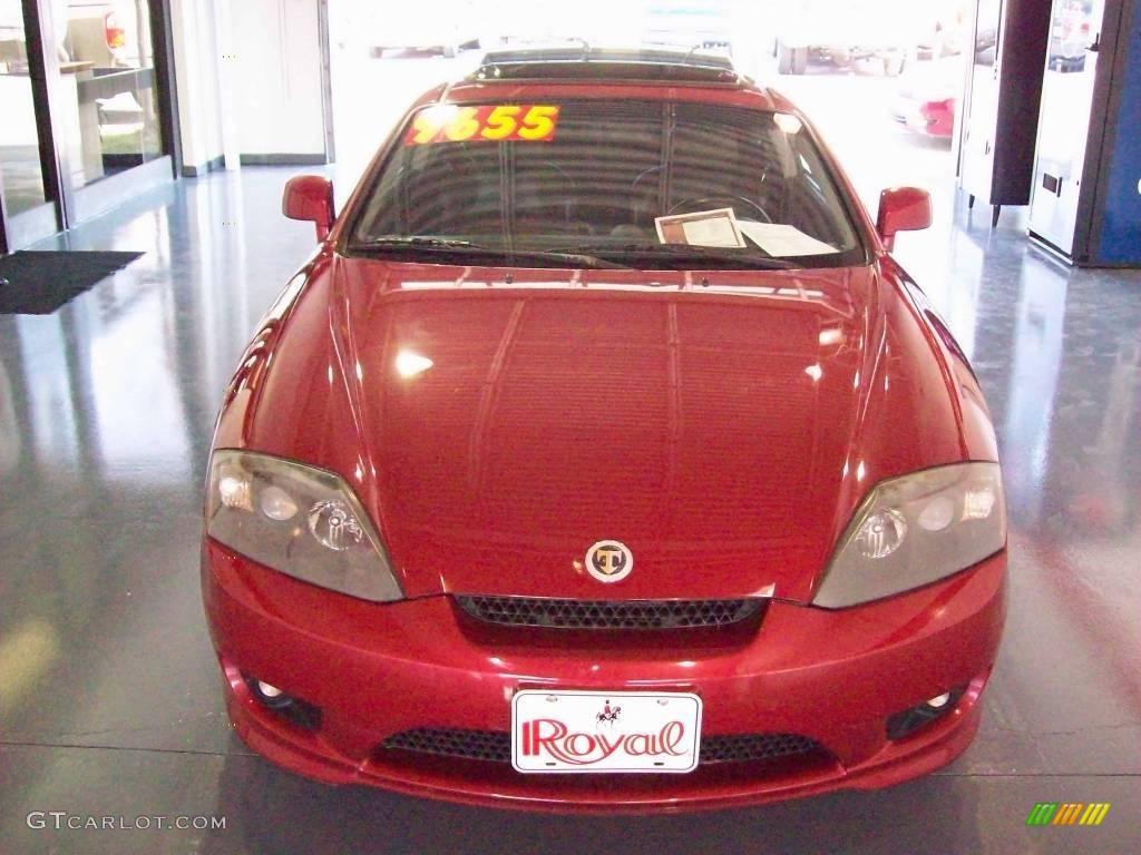 2006 Tiburon GT Limited - Electric Red / Black photo #2