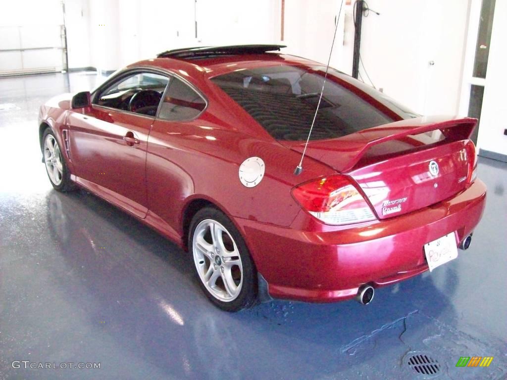 2006 Tiburon GT Limited - Electric Red / Black photo #4