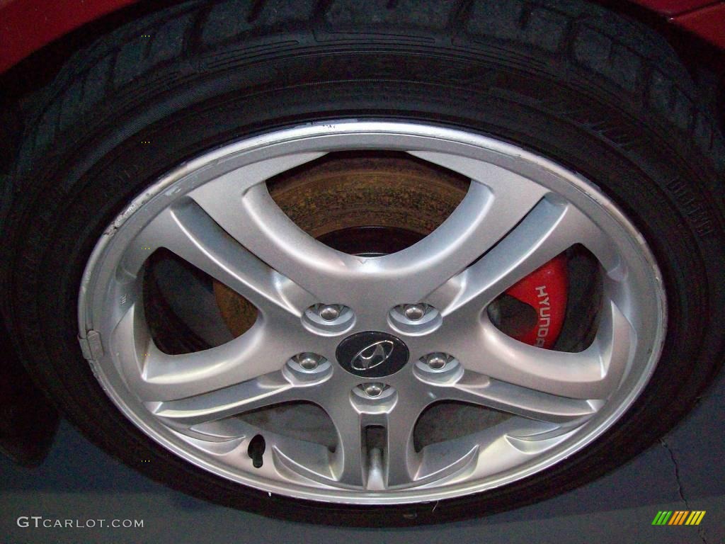 2006 Tiburon GT Limited - Electric Red / Black photo #8