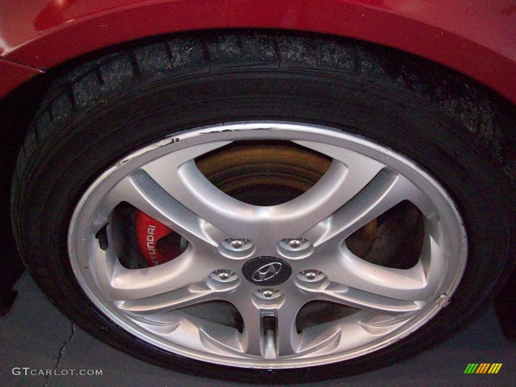 2006 Tiburon GT Limited - Electric Red / Black photo #9