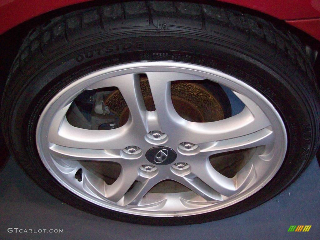2006 Tiburon GT Limited - Electric Red / Black photo #10