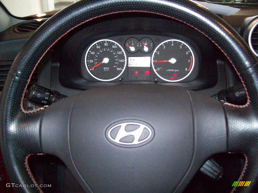 2006 Tiburon GT Limited - Electric Red / Black photo #14