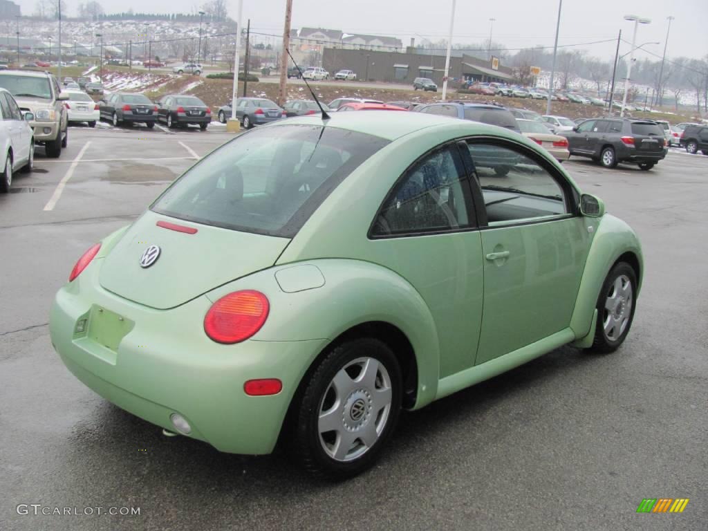 2001 New Beetle GLS Coupe - Cyber Green Metallic / Light Grey photo #8
