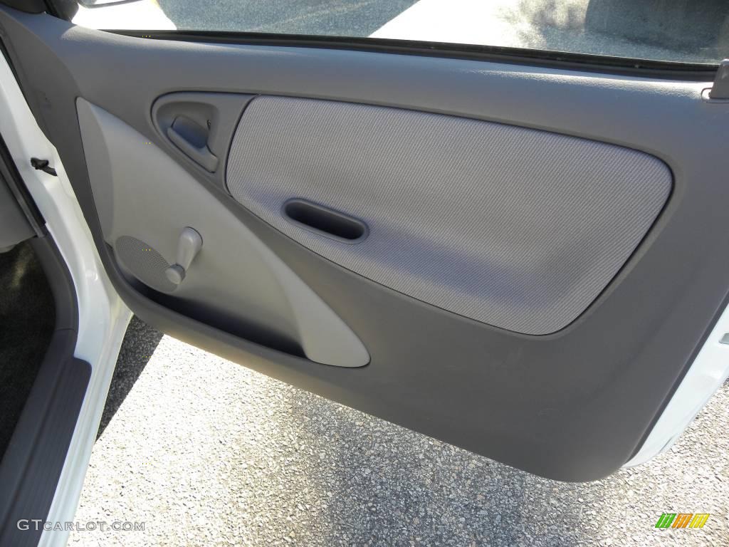 2002 ECHO Sedan - Polar White / Shadow Gray photo #7