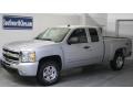 Sheer Silver Metallic - Silverado 1500 LT Extended Cab 4x4 Photo No. 1