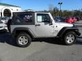 2008 Bright Silver Metallic Jeep Wrangler X 4x4  photo #7