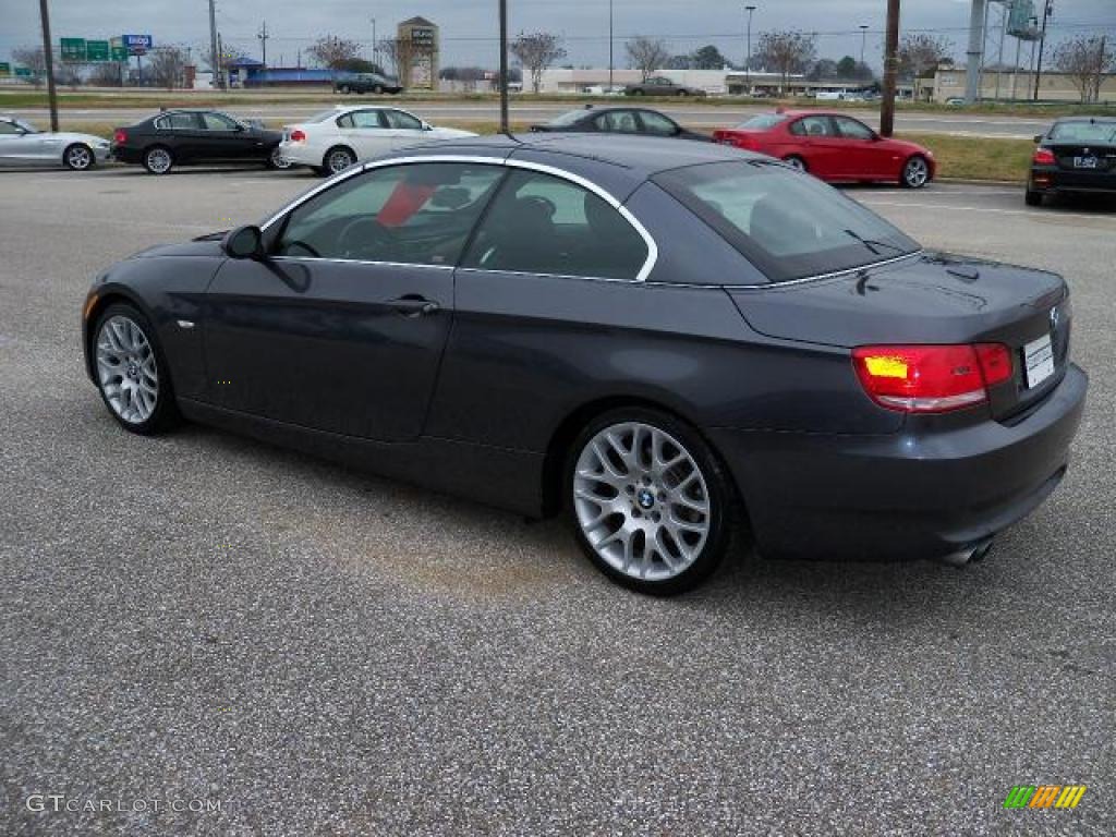 2008 3 Series 328i Convertible - Sparkling Graphite Metallic / Black photo #3