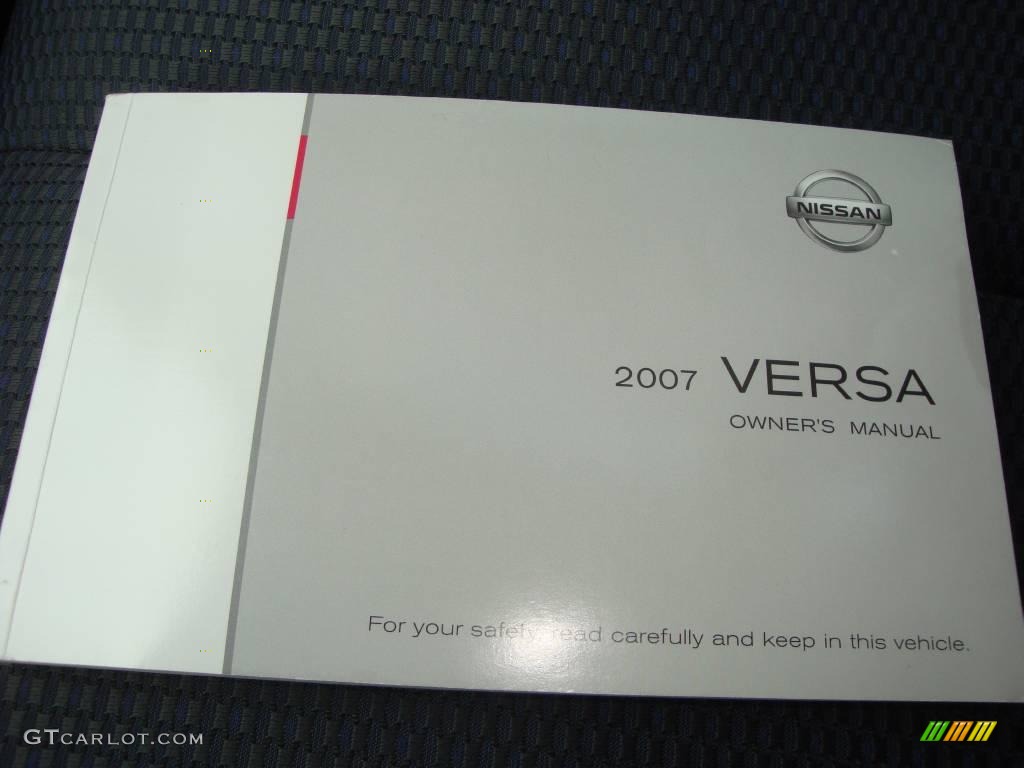 2007 Versa SL - Brilliant Silver Metallic / Charcoal photo #40