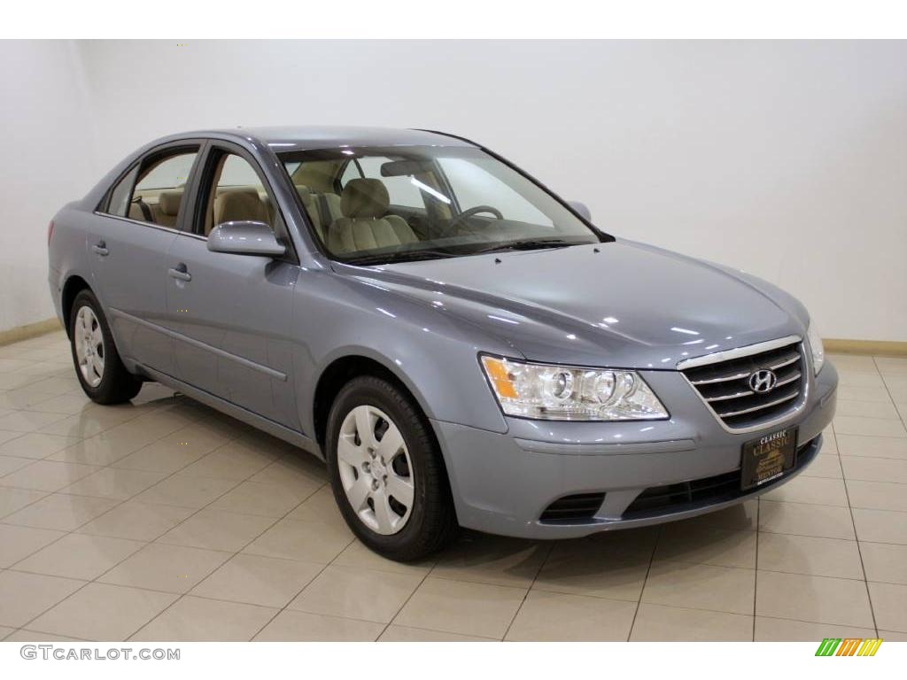 2009 Sonata GLS - Medium Silver Blue / Camel photo #1