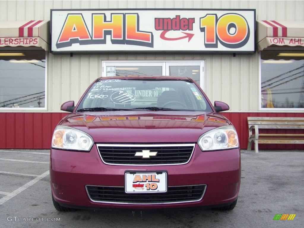 2006 Malibu LT V6 Sedan - Sport Red Metallic / Cashmere Beige photo #1