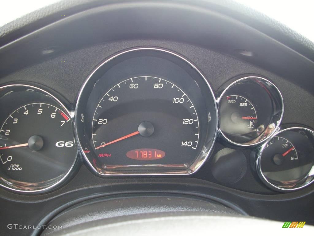 2007 G6 V6 Sedan - Black / Ebony photo #6