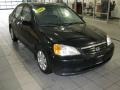 2001 Nighthawk Black Pearl Honda Civic EX Sedan  photo #1